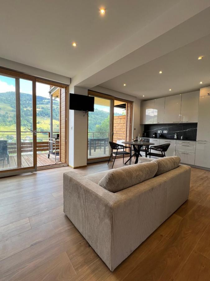 Magnifique Appartement Classe 4 Etoiles Avec Sauna Et Terrasse Dans Chalet La Bresse Exterior foto