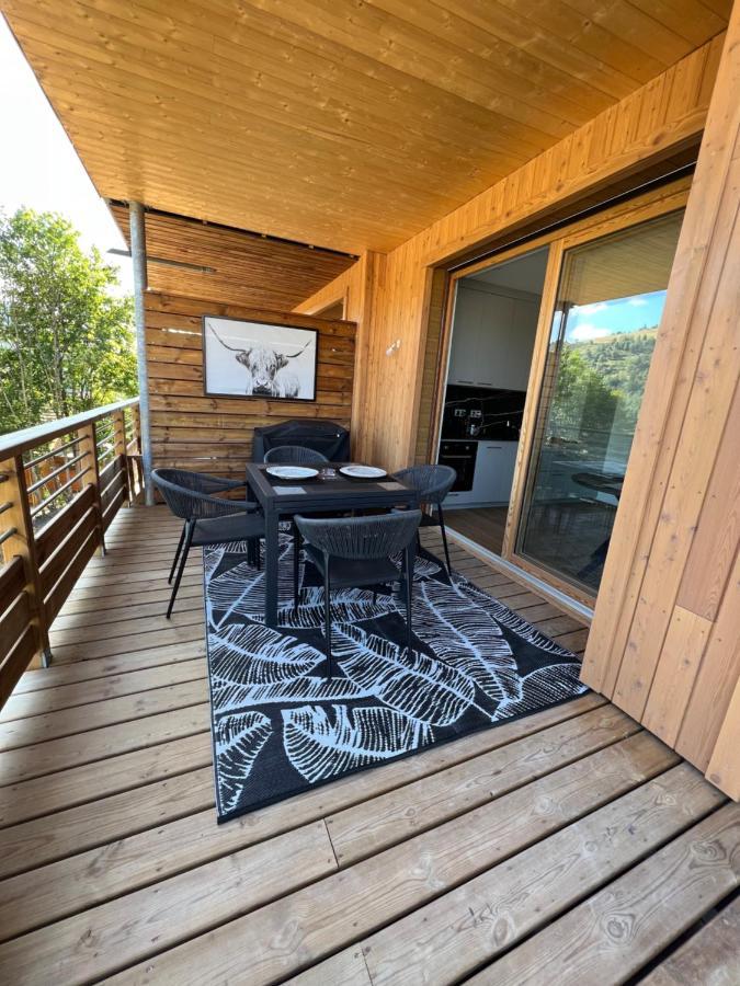 Magnifique Appartement Classe 4 Etoiles Avec Sauna Et Terrasse Dans Chalet La Bresse Exterior foto